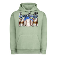 Pigment Oil Green Baseball Mom Urban Hoodie - CowhideDigitalArt
