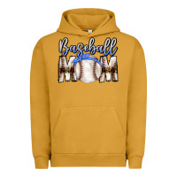 Pigment Peanut Butter Baseball Mom Urban Hoodie - CowhideDigitalArt