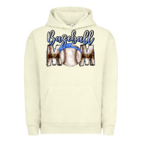 Pigment Pistachio Baseball Mom Urban Hoodie - CowhideDigitalArt