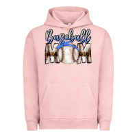 Pigment Salmon Baseball Mom Urban Hoodie - CowhideDigitalArt