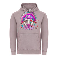 Vintage Zinc grow your own way crystal and mushroom Vintage Hoodie - MaliasSmallBusiness