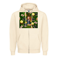 Sandshell wizard girl with magic Zipper Hoodie - TumblerDesignByShophia