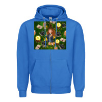 True Royal wizard girl with magic Zipper Hoodie - TumblerDesignByShophia