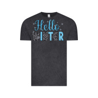 Vintage Black hello winter Vintage Tee - JahusDesignShop