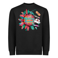 Black western  medical assistant  medical instruments Heavyweight Sweatshirt - BarkalooDesign