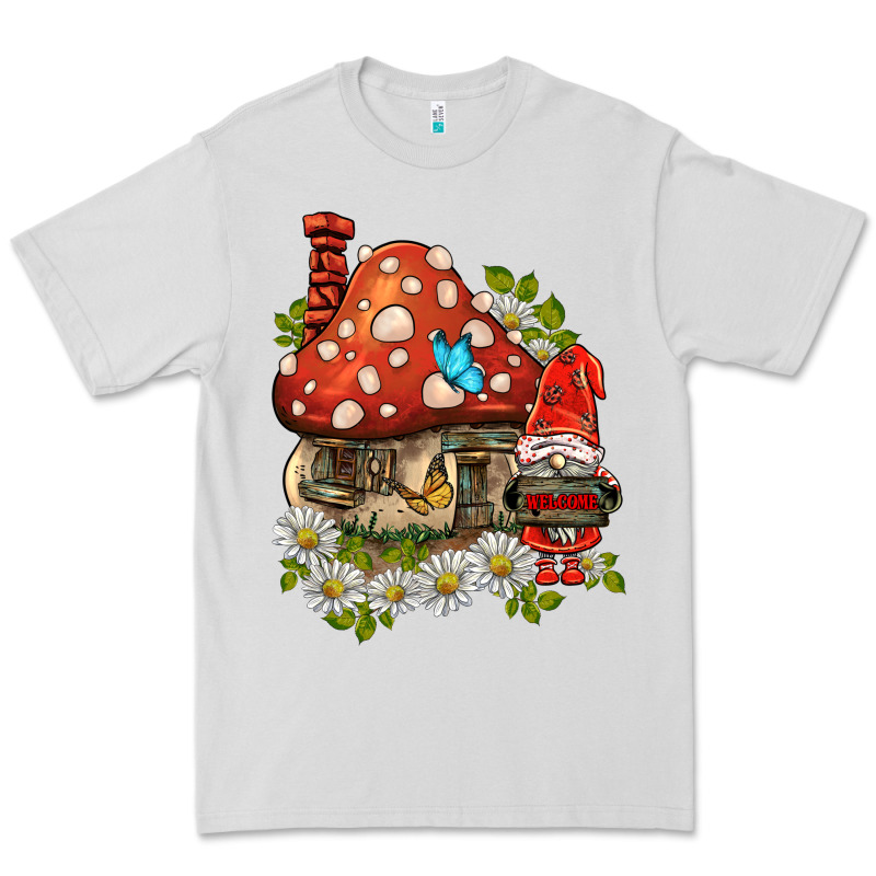 Welcome Gnome Ladybug Premium Tee by BarkalooDesign | Teevron