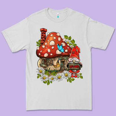 Welcome Gnome Ladybug Premium Tee Designed By Barkaloodesign