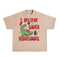 Burro i believe in santa & dinosaurs Urban Heavy Tee - MaliasSmallBusiness