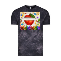 Cloud Black custom teacher name apple Vintage Tee - NancyCooperArtShop