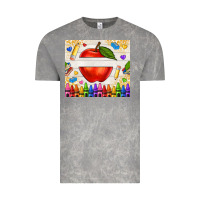 Cloud Rock custom teacher name apple Vintage Tee - NancyCooperArtShop