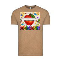 Vintage Coffee custom teacher name apple Vintage Tee - NancyCooperArtShop