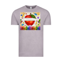 Vintage Zinc custom teacher name apple Vintage Tee - NancyCooperArtShop
