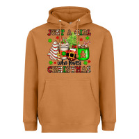 Meerkat just a girl who loves christmas Heavyweight Hoodie - OliviaCreatesArt