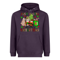 Plum just a girl who loves christmas Heavyweight Hoodie - OliviaCreatesArt