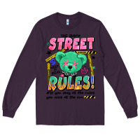 Plum street rules Long Sleeve Tee - Artiststas
