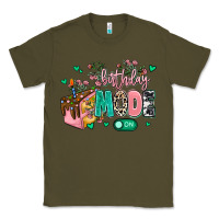 Army Green birthday mode on Classic Tee - MaliasSmallBusiness