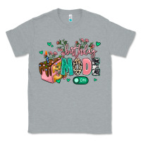 Heather Grey birthday mode on Classic Tee - MaliasSmallBusiness