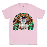 Bubblegum Pink simmental  rainbow Classic Tee - JahusDesignShop