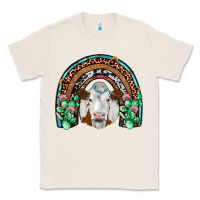 Natural simmental  rainbow Classic Tee - JahusDesignShop