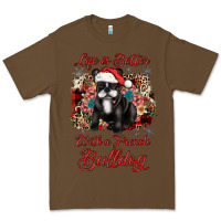 Cacao christmas life is better with a french bulldog Premium Tee - JahusDesignShop