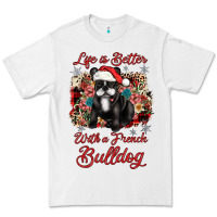 White christmas life is better with a french bulldog Premium Tee - JahusDesignShop