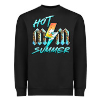 Black hot mom summer Heavyweight Sweatshirt - BarkalooDesign