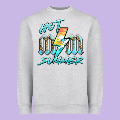 Hot Mom Summer Heavyweight Sweatshirt Designed By Barkaloodesign
