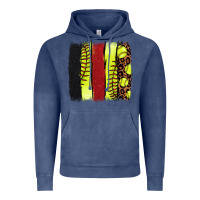 Vintage Denim softball brushstroke Vintage Hoodie - NancyCooperArtShop