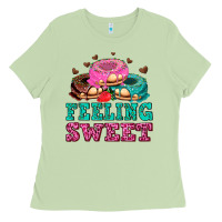 Matcha feeling sweet donuts Ladies Tee - AdoDesignShop