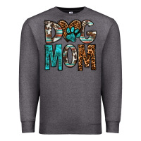 Charcoal Heather dog mom Premium Sweatshirt - OliviaCreatesArt