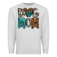Dove Grey dog mom Premium Sweatshirt - OliviaCreatesArt