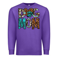 Purple dog mom Premium Sweatshirt - OliviaCreatesArt