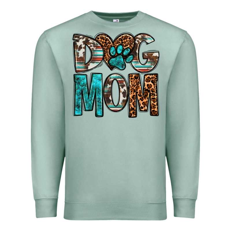 Dog Mom Premium Sweatshirt by OliviaCreatesArt | Teevron