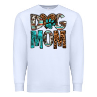 White dog mom Premium Sweatshirt - OliviaCreatesArt