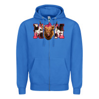 True Royal Western Highland Cow mom Zipper Hoodie - HowdyJamesFarm
