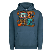 Pigment Midnight Navy Fall Autumn Leopard Meme Urban Hoodie - LillyAllenDesigns