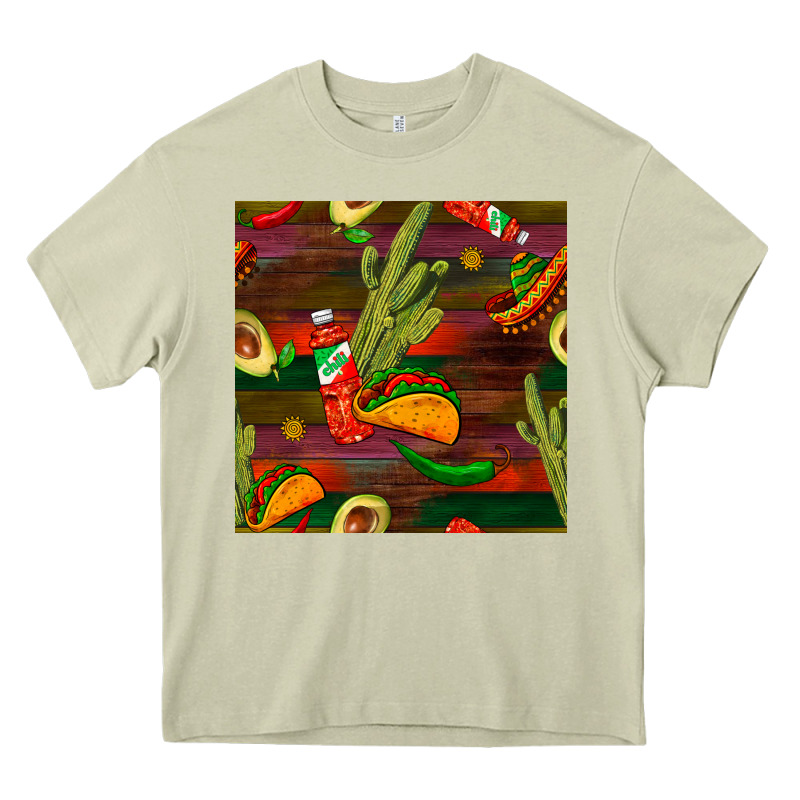 Mexican Food Seamless Pattern Heavy Core Tee by BundleAndBundleShop | Teevron