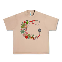 Burro custom name christmas stethoscope Urban Heavy Tee - MaliasSmallBusiness