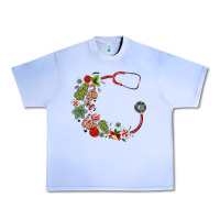 Grape Ice custom name christmas stethoscope Urban Heavy Tee - MaliasSmallBusiness
