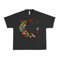 Pigment Black custom name christmas stethoscope Urban Heavy Tee - MaliasSmallBusiness