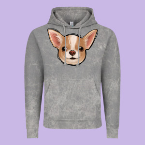 Chihuahua Vintage Hoodie Designed By Jasminsmagicworld