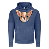 Vintage Denim Chihuahua Vintage Hoodie - Jasminsmagicworld