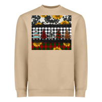Mushroom christmas trees and sunflowers Heavyweight Sweatshirt - Jasminsmagicworld