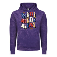 Cloud Purple American mini Vintage Hoodie - NancyCooperArtShop
