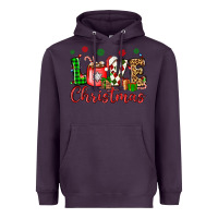 Plum love christmas Heavyweight Hoodie - OliviaCreatesArt