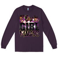 Plum black girl magic Long Sleeve Tee - Artiststas