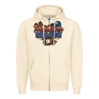 Sandshell Touchdown season Baseball Zipper Hoodie - HowdyJamesFarm