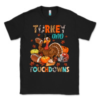 Black turkey and touchdowns Classic Tee - MaliasSmallBusiness