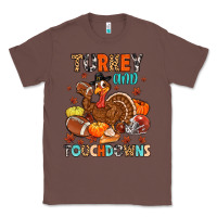 Chestnut turkey and touchdowns Classic Tee - MaliasSmallBusiness