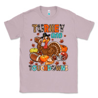 Lilac turkey and touchdowns Classic Tee - MaliasSmallBusiness